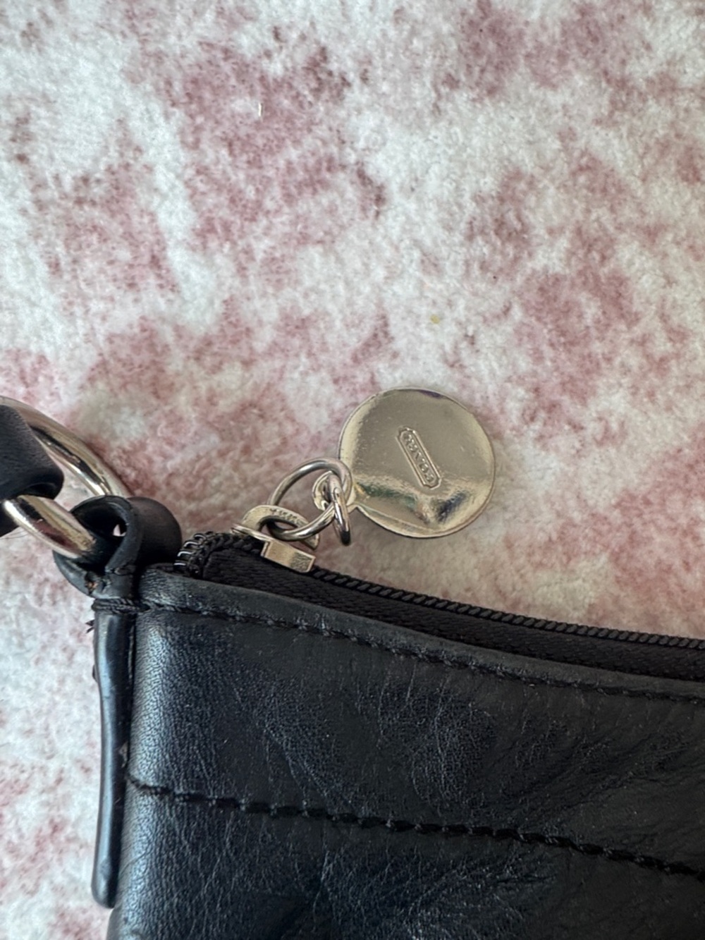 Coach Black Leather Crossbody Shoulder Bag - Picture 3 of 5